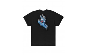 SANTA CRUZ Melting Hand - Black - T-shirt