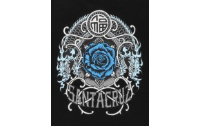 SANTA CRUZ Dressen Rose Crew One - Black - T-shirt