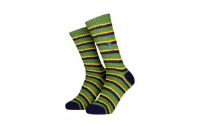 SANTA CRUZ Women Mini Hand - Assorted Wave Stripes - 2er-Pack - Socken