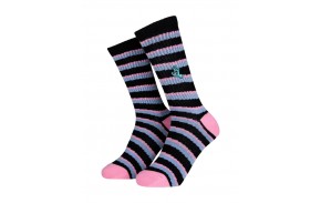 SANTA CRUZ Women Mini Hand - Assorted Wave Stripes - 2er-Pack - Socken