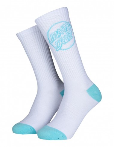 SANTA CRUZ Women Opus Dot - White/Black - Pack of 2 - Socks