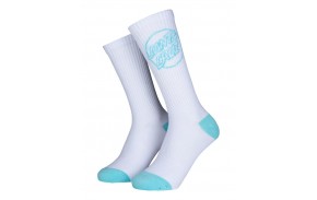 SANTA CRUZ Women Opus Dot - White/Black - Pack de 2 - Chaussettes