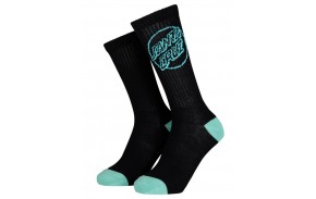 SANTA CRUZ Women Opus Dot - White/Black - Doppelpack - Socken