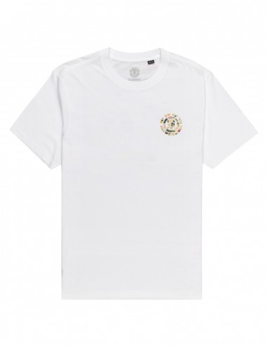 ELEMENT Saturn Fill SS - Blanc - T-shirt homme