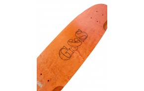 SQUARETAIL 29" Old School / Orange - Brett von Skateboard