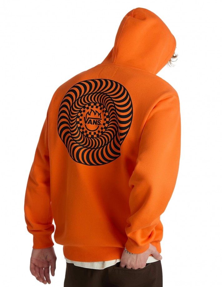 VANS Spitfire Wheels Flame Orange Sweat homme