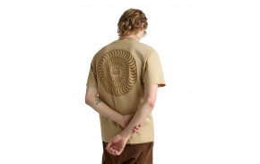 VANS Spitfire Wheels - Taupe - T shirt homme