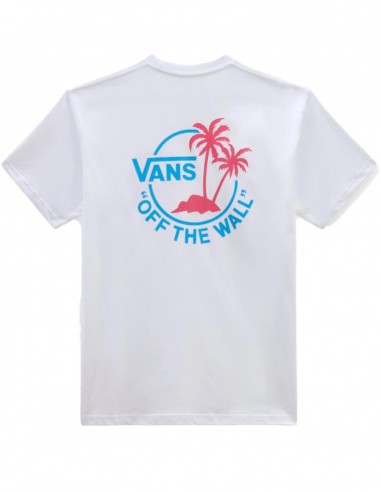 VANS Mini Dual Palm - Weiß - T-Shirt