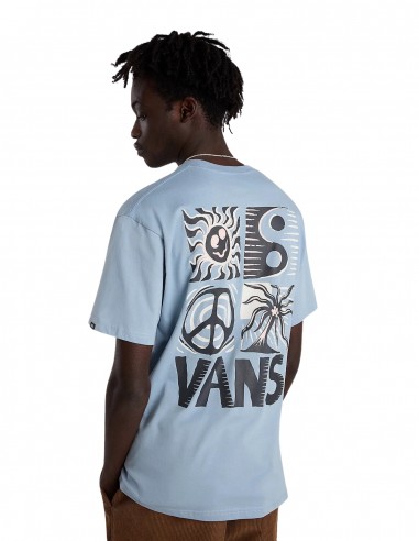 VANS Sunbaked - Dusty Blue - Herren T-Shirt