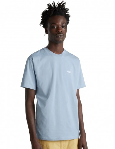 VANS Original Left Chest Logo - Dusty blue - Men's T shirt