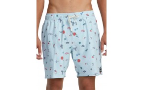 RVCA Luke P Elastic - Light Blue - Short