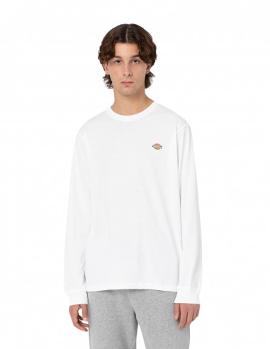 DICKIES Mapleton - Blanc - T-shirt Manches Longues