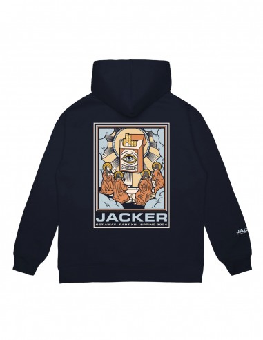 JACKER Passio Garo - Navy - Kapuzenpullover