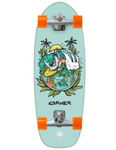 CARVER MINI SHARK SHREDDER C5 26" - Surfskate komplett