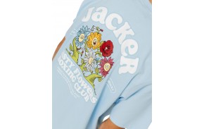 JACKER Fight Flower - Blau - T-Shirt