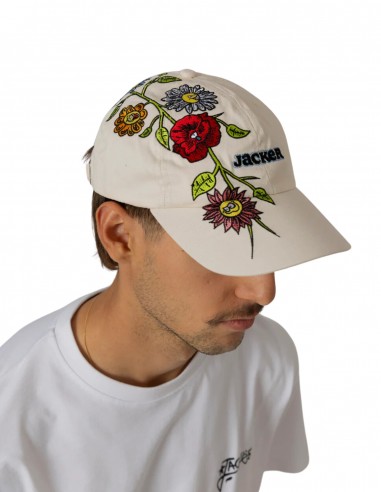 JACKER Fight Flower - Beige - Cap