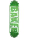 Impiallacciatura di marca BAKER JF 8,25" verde Skateboard